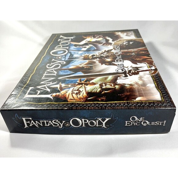 Fantasy Opoly Fantasy Board Game One Epic Quest Late for the Sky Complete - Picture 5 of 16